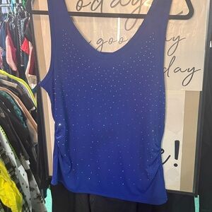 Super Sparkly, Gorgeous Blue Tank Top